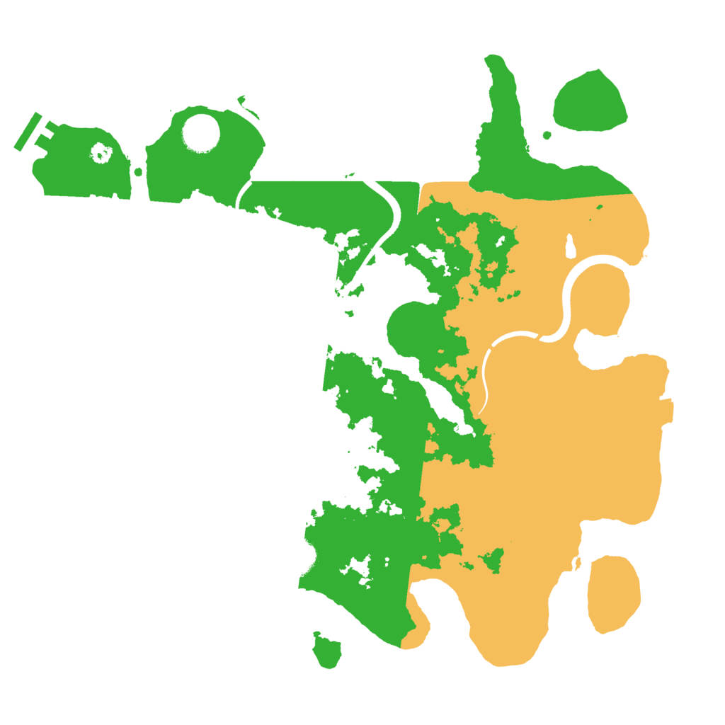 Biome Rust Map: Procedural Map, Size: 3500, Seed: 66786578
