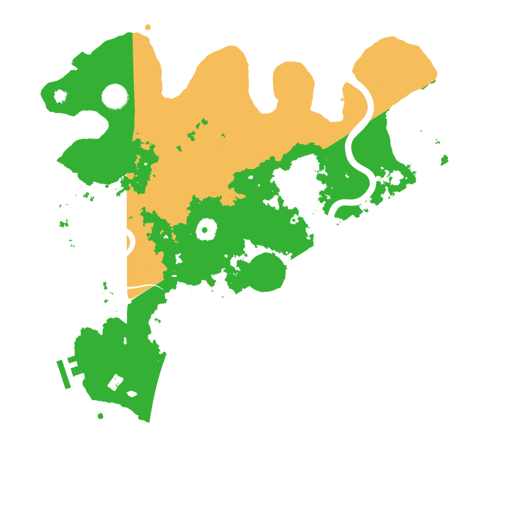 Biome Rust Map: Procedural Map, Size: 3500, Seed: 1943227537