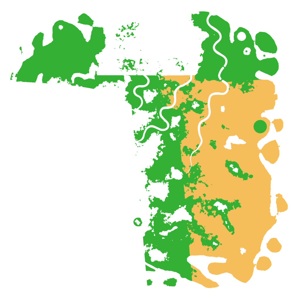 Biome Rust Map: Procedural Map, Size: 6000, Seed: 249277933