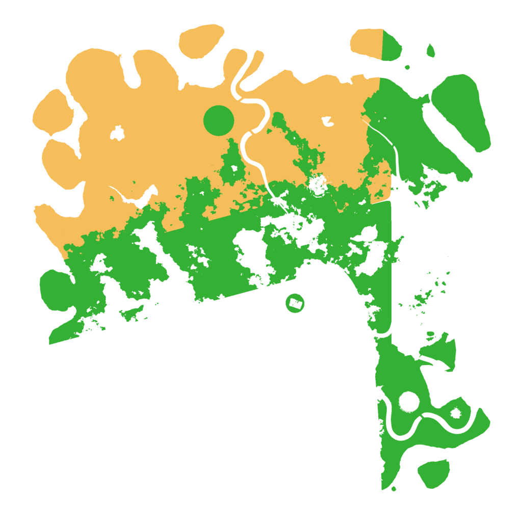 Biome Rust Map: Procedural Map, Size: 4500, Seed: 144460628