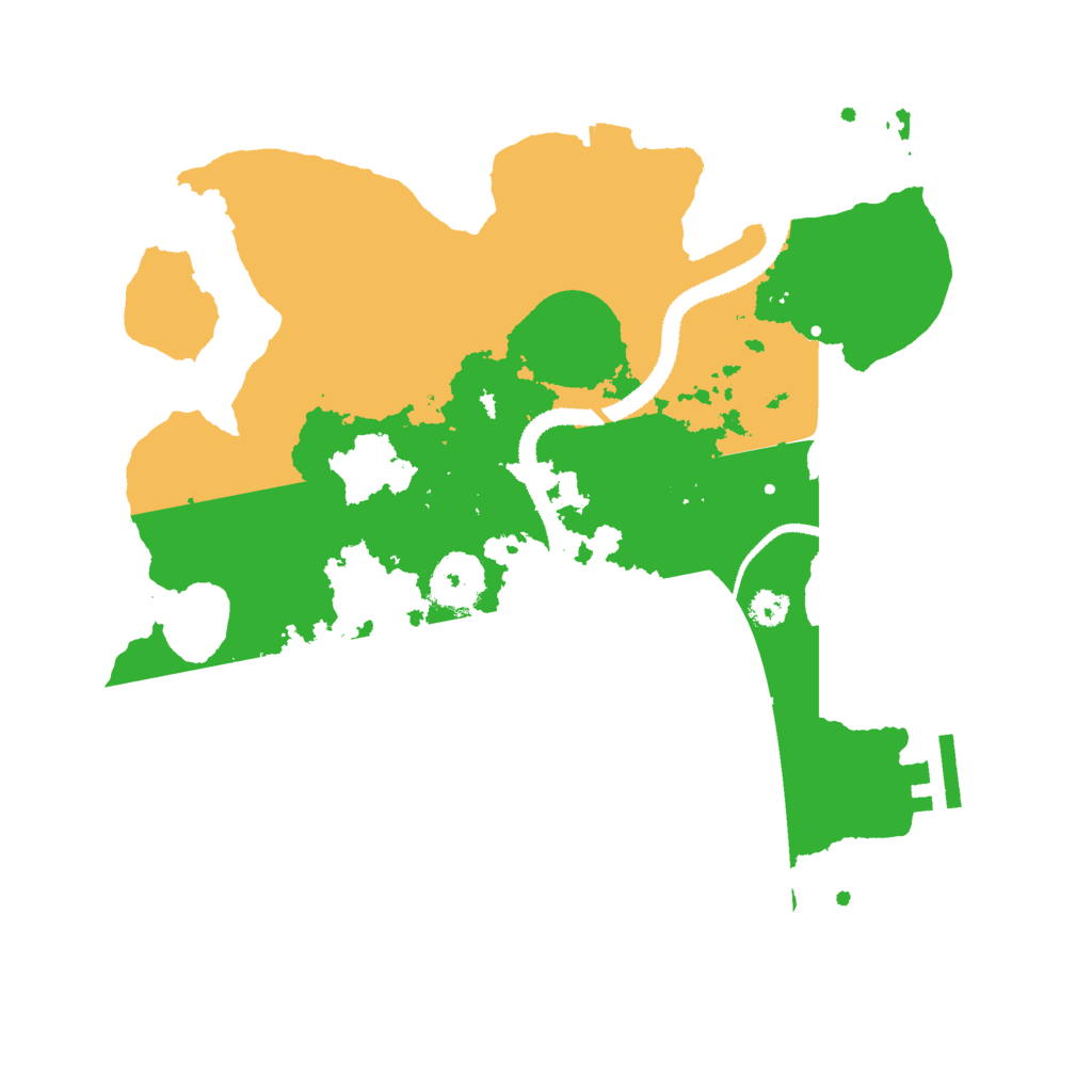 Biome Rust Map: Procedural Map, Size: 3000, Seed: 636