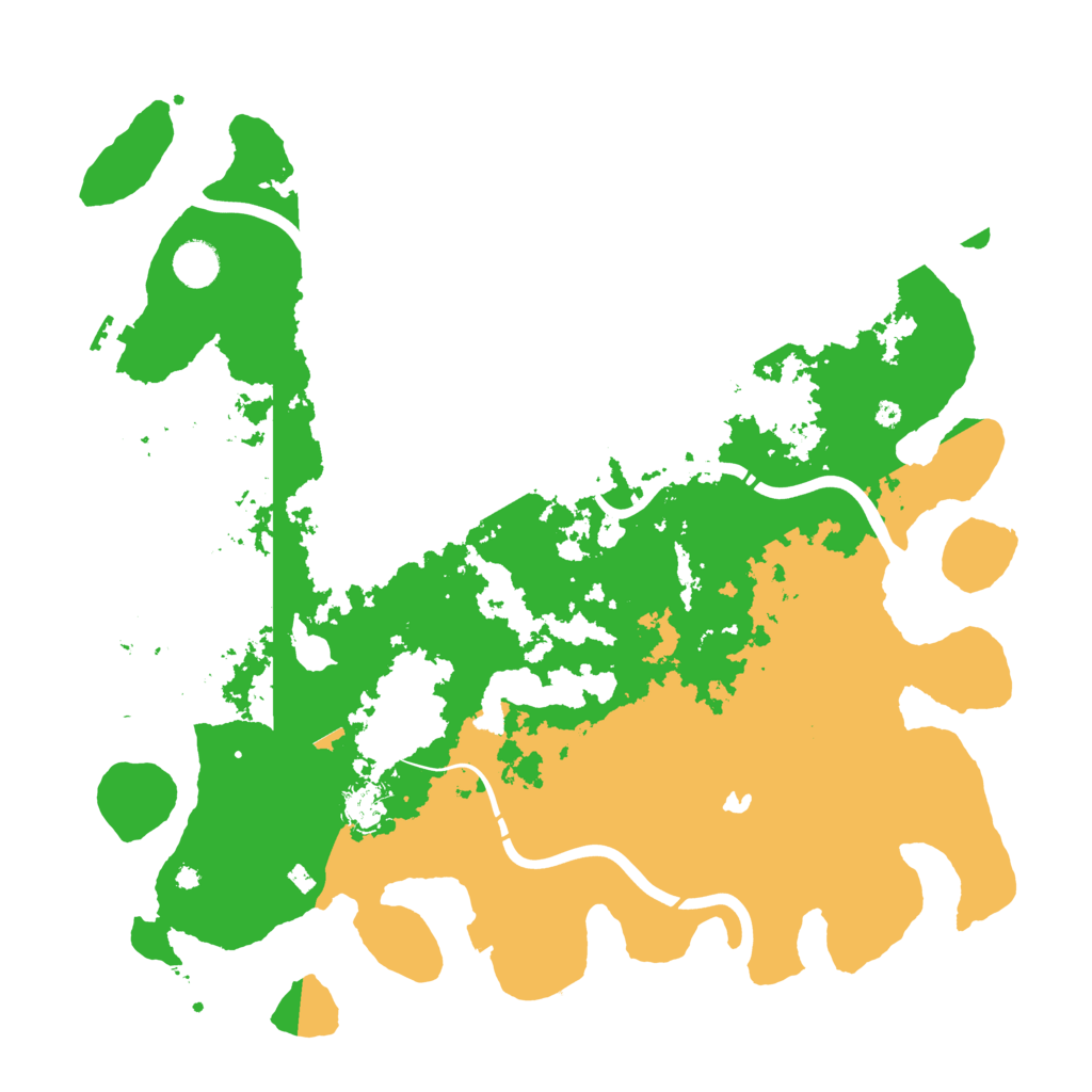 Biome Rust Map: Procedural Map, Size: 4250, Seed: 708934635