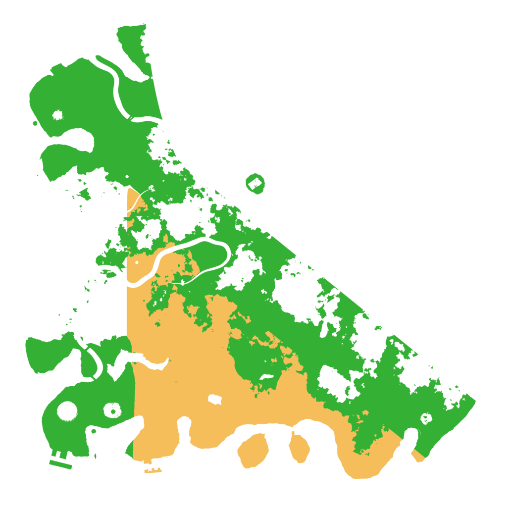 Biome Rust Map: Procedural Map, Size: 4500, Seed: 922040722