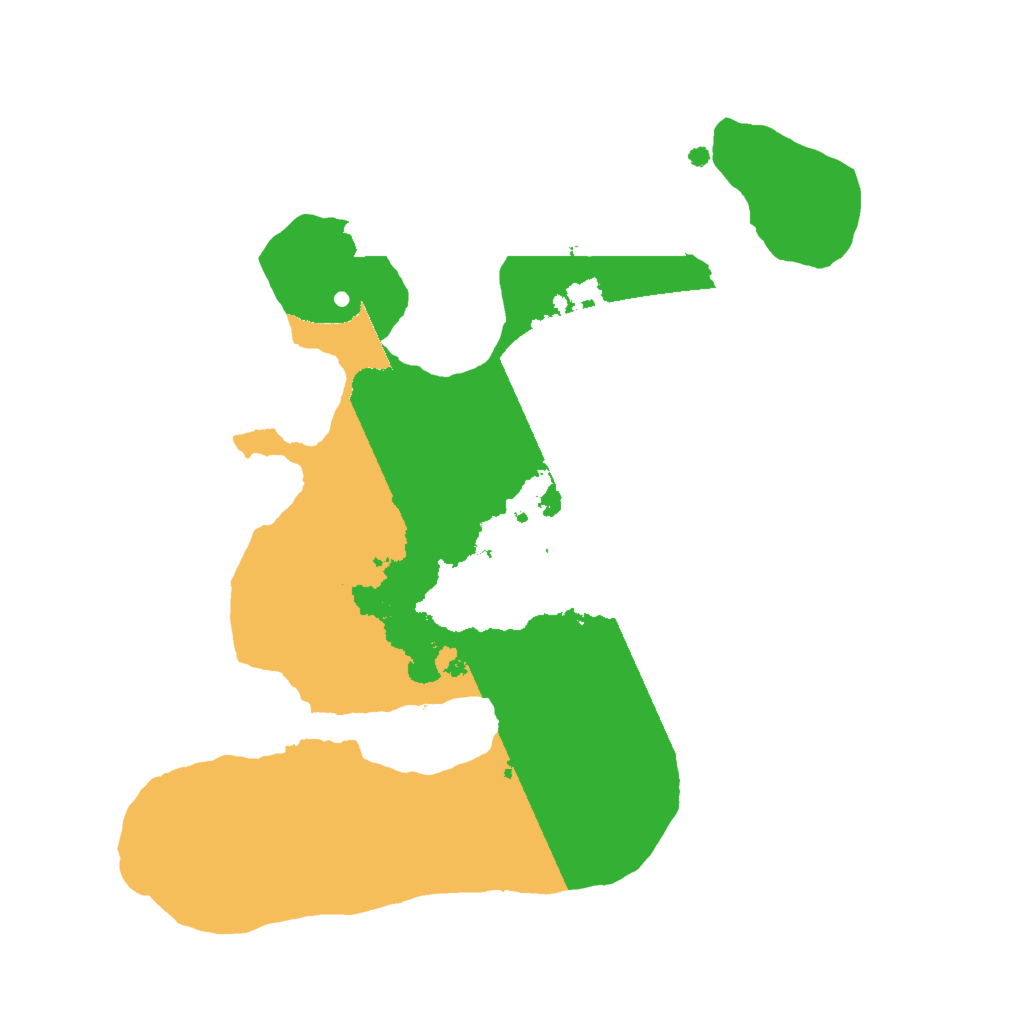 Biome Rust Map: Procedural Map, Size: 2000, Seed: 1597417168