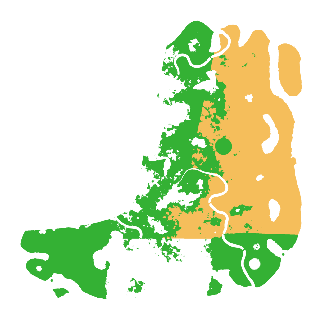 Biome Rust Map: Procedural Map, Size: 5000, Seed: 435636