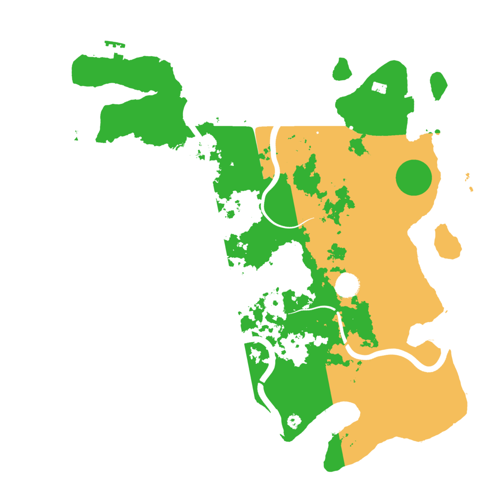Biome Rust Map: Procedural Map, Size: 3700, Seed: 1984884564