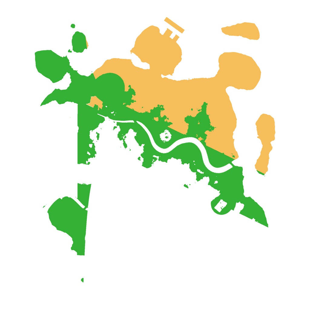 Biome Rust Map: Procedural Map, Size: 2800, Seed: 24363