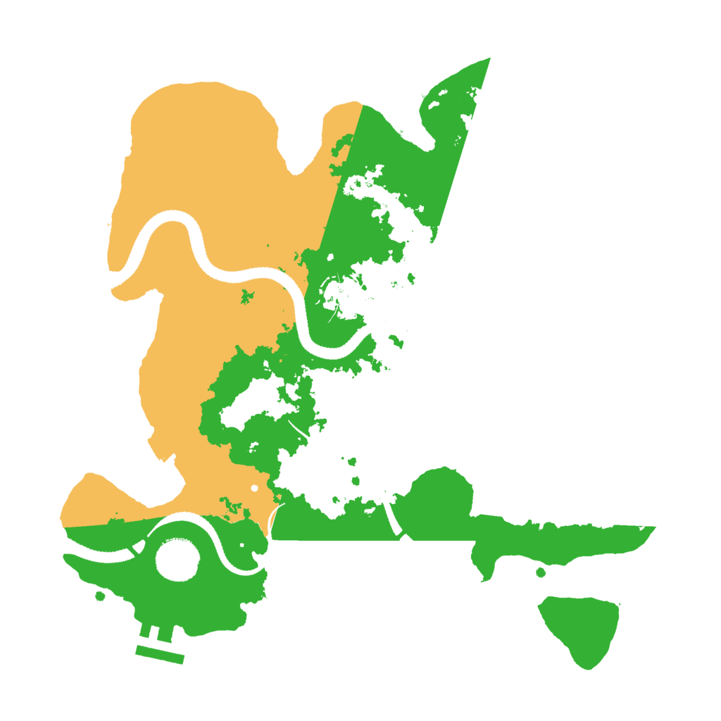 Biome Rust Map: Procedural Map, Size: 3000, Seed: 1326941025