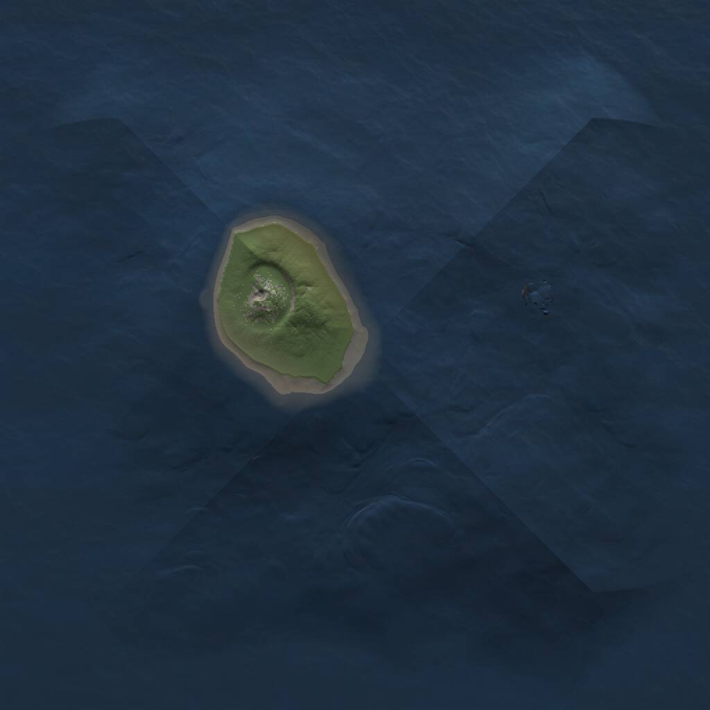 Rust Map: Procedural Map, Size: 1000, Seed: 9492111, 1 Monuments