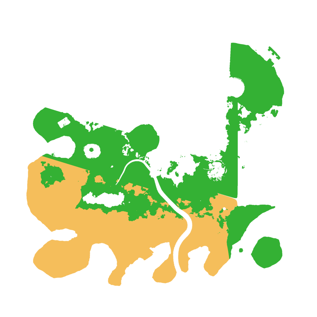 Biome Rust Map: Procedural Map, Size: 3000, Seed: 24470