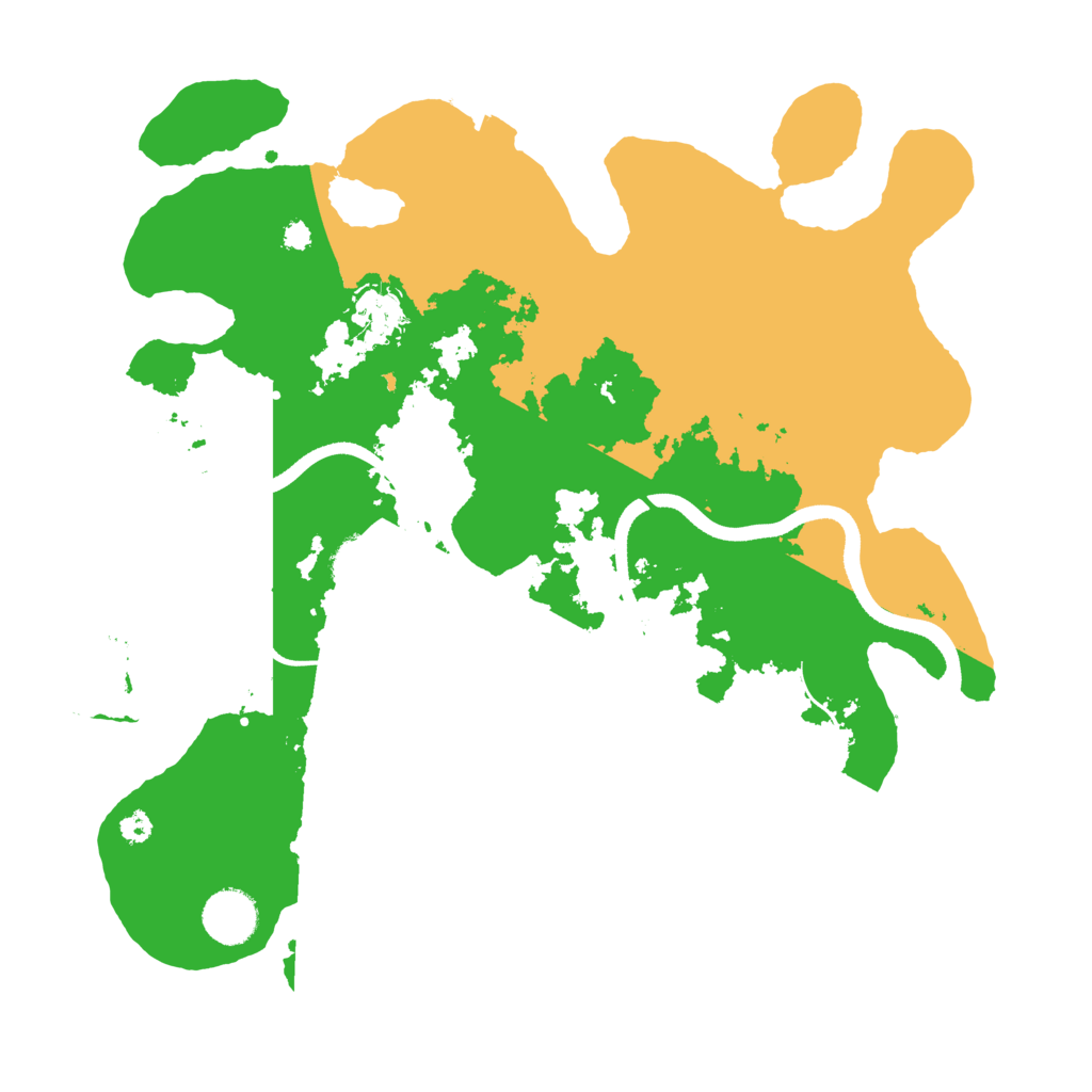 Biome Rust Map: Procedural Map, Size: 3500, Seed: 2787