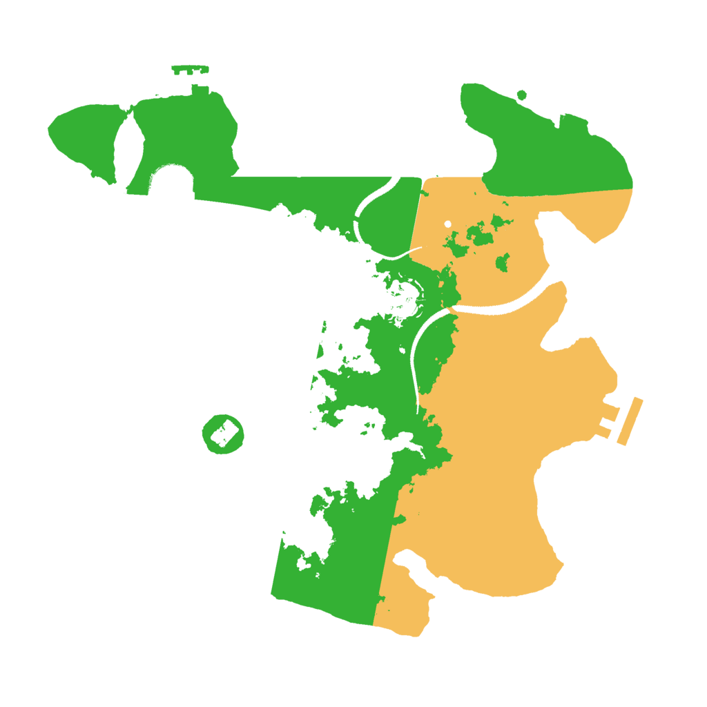 Biome Rust Map: Procedural Map, Size: 2900, Seed: 23456
