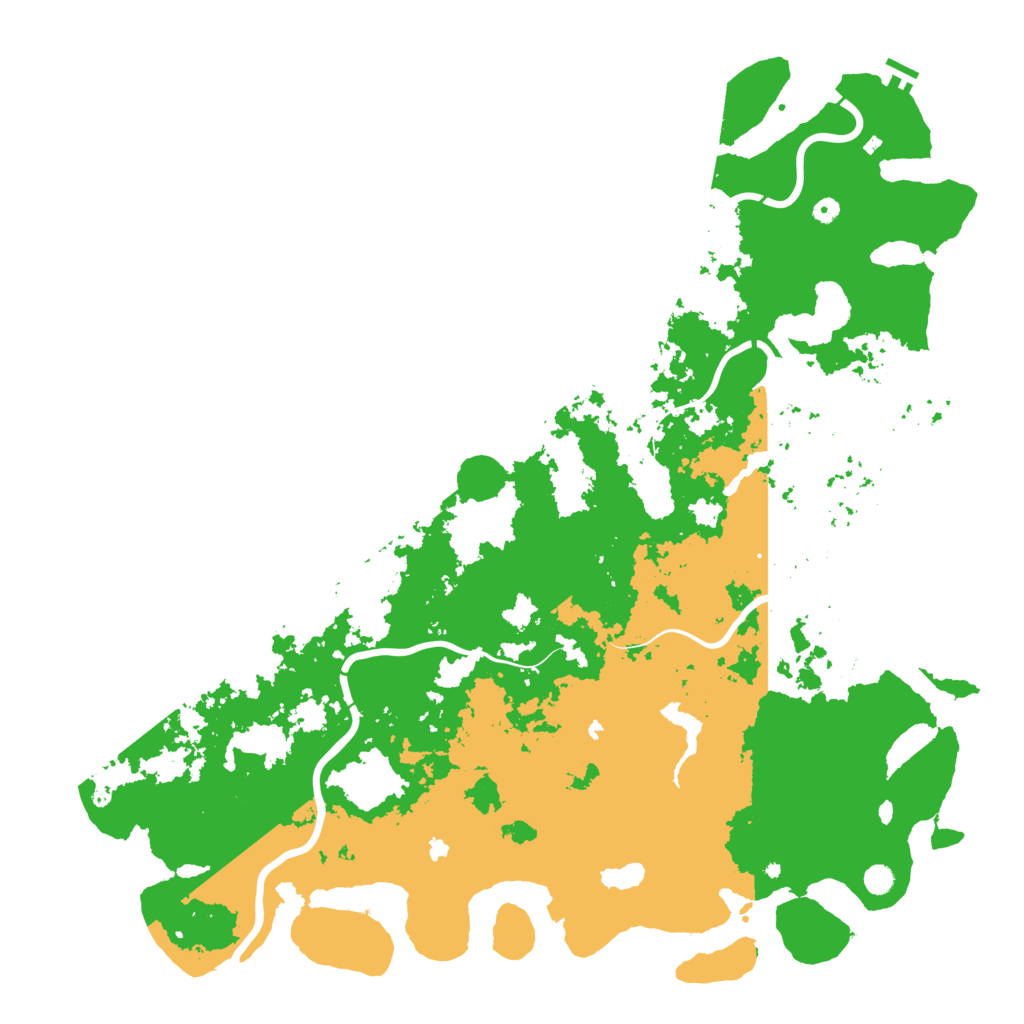 Biome Rust Map: Procedural Map, Size: 6000, Seed: 22021970
