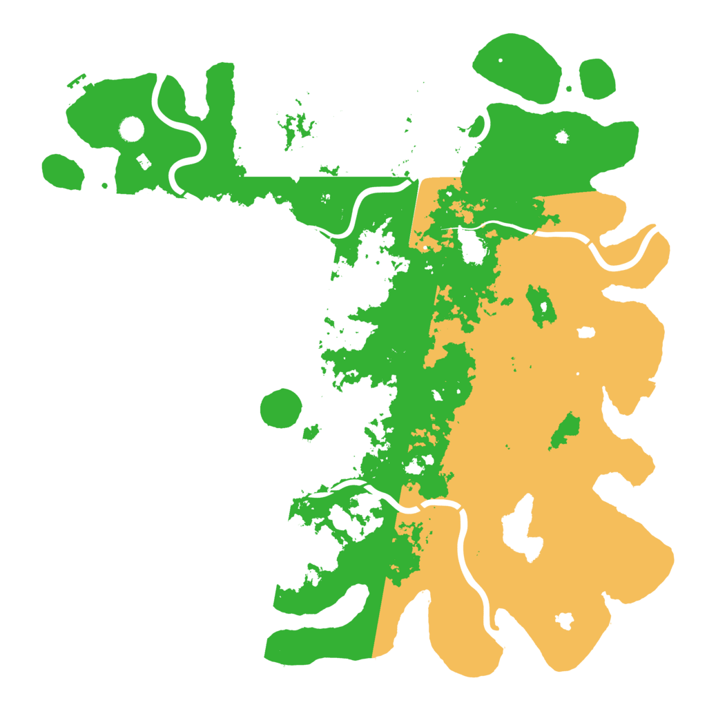 Biome Rust Map: Procedural Map, Size: 5000, Seed: 5954947