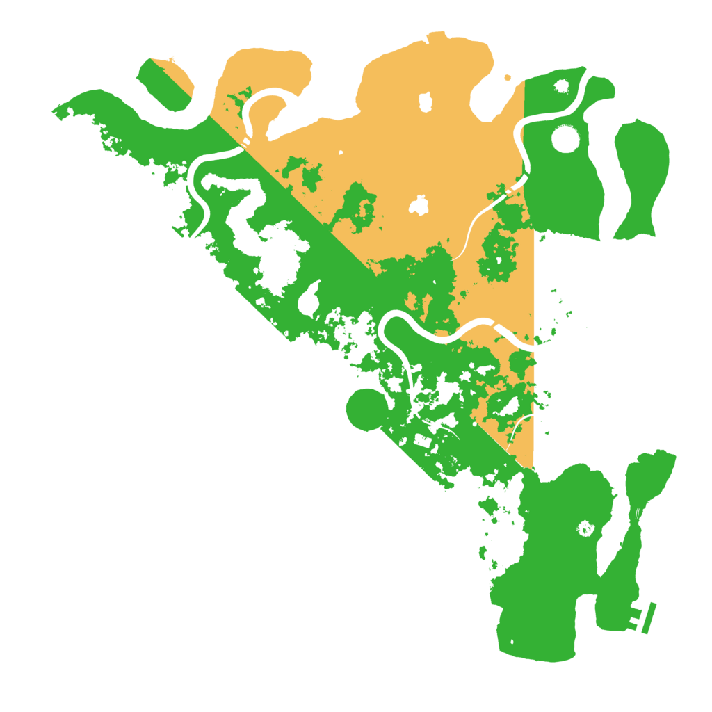 Biome Rust Map: Procedural Map, Size: 4500, Seed: 932443330