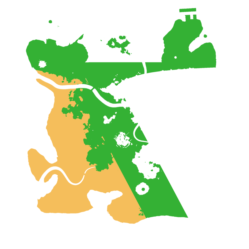 Biome Rust Map: Procedural Map, Size: 3000, Seed: 636791300