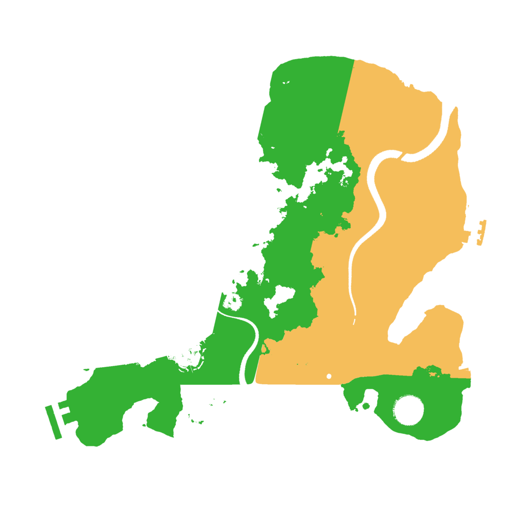 Biome Rust Map: Procedural Map, Size: 3000, Seed: 1643794896