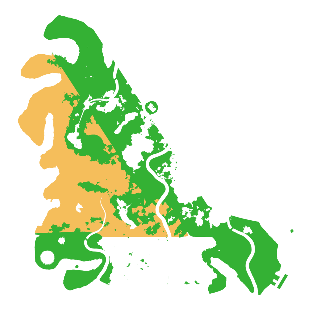Biome Rust Map: Procedural Map, Size: 4000, Seed: 763941145