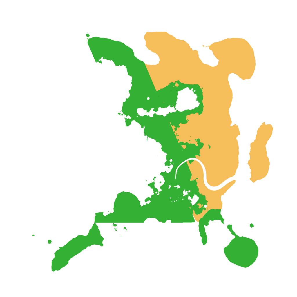 Biome Rust Map: Procedural Map, Size: 3000, Seed: 799255