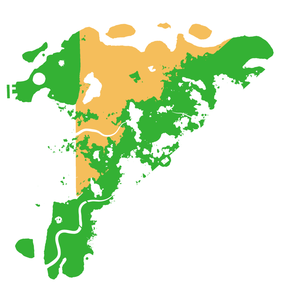 Biome Rust Map: Procedural Map, Size: 4500, Seed: 437117601