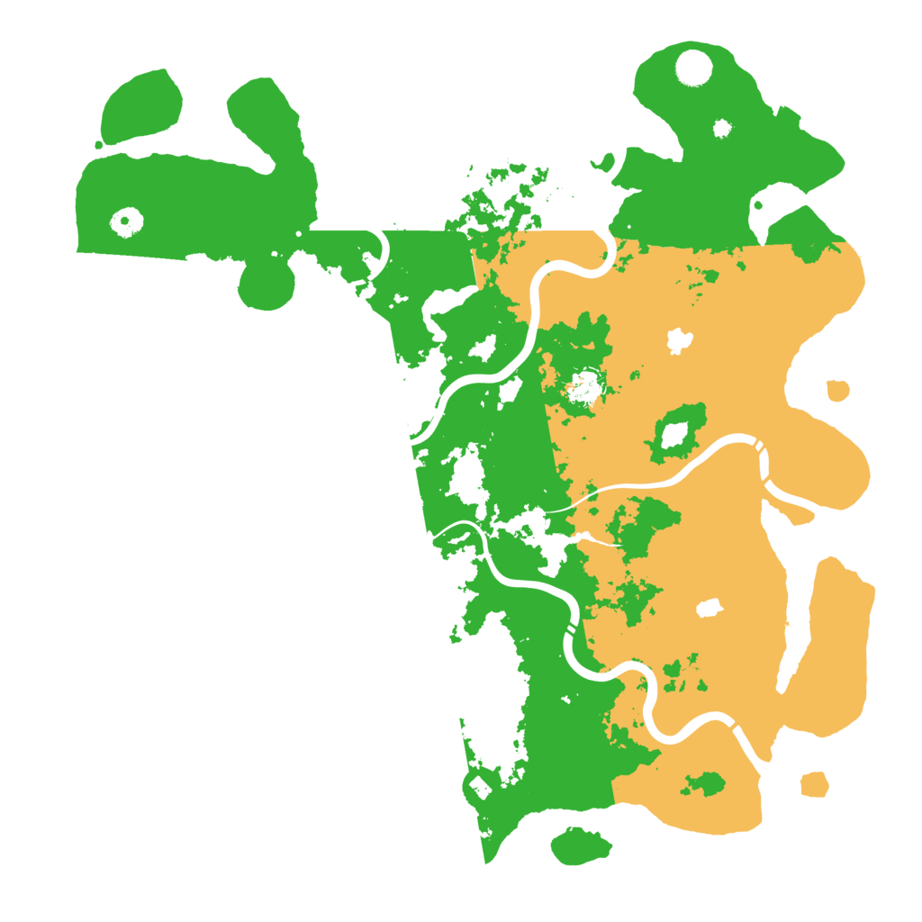 Biome Rust Map: Procedural Map, Size: 4500, Seed: 1657183000