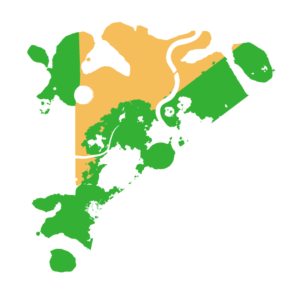 Biome Rust Map: Procedural Map, Size: 3000, Seed: 581995