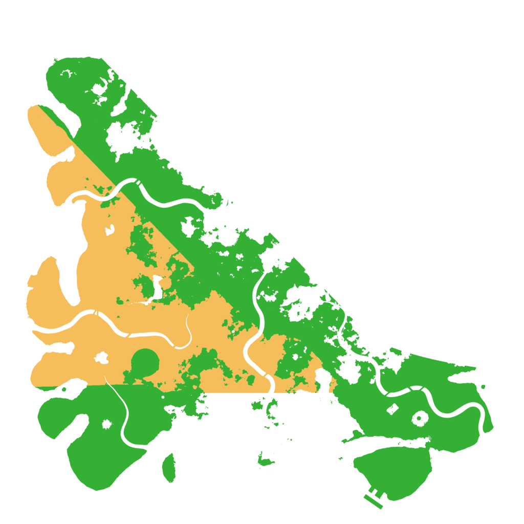 Biome Rust Map: Procedural Map, Size: 5000, Seed: 1373571870