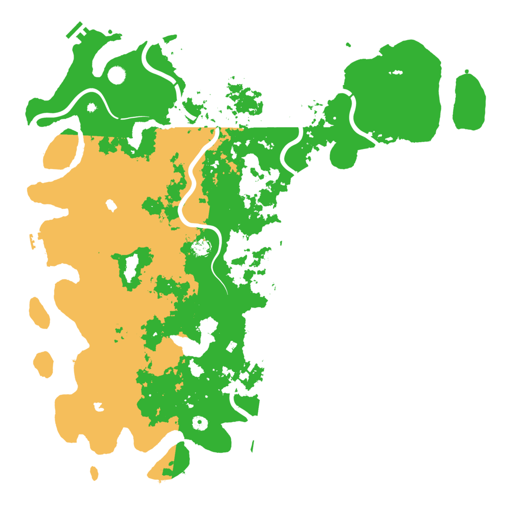 Biome Rust Map: Procedural Map, Size: 5000, Seed: 368742