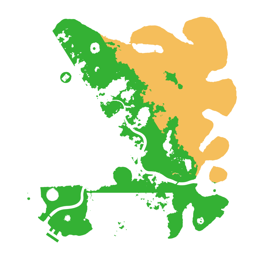 Biome Rust Map: Procedural Map, Size: 3750, Seed: 1751479140