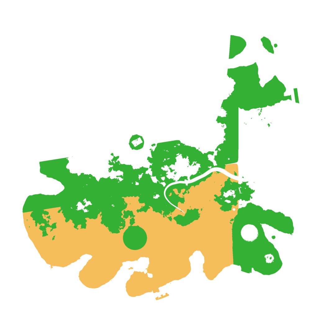 Biome Rust Map: Procedural Map, Size: 3500, Seed: 1281074357