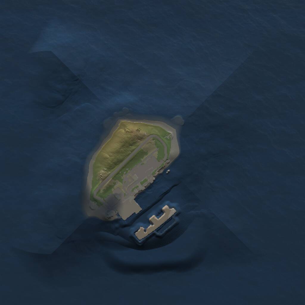 Rust Map: Procedural Map, Size: 1000, Seed: 433470197, 2 Monuments