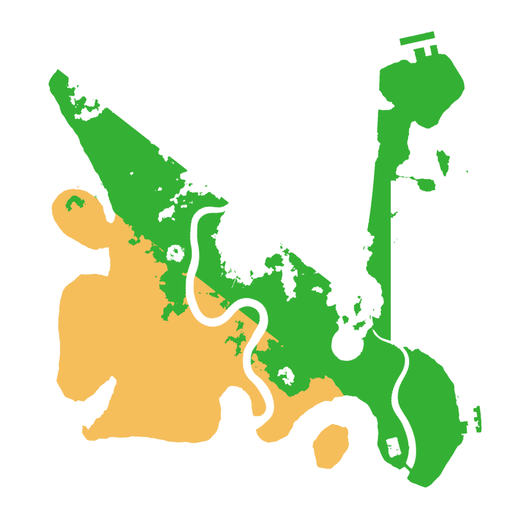Biome Rust Map: Procedural Map, Size: 3000, Seed: 2066899850