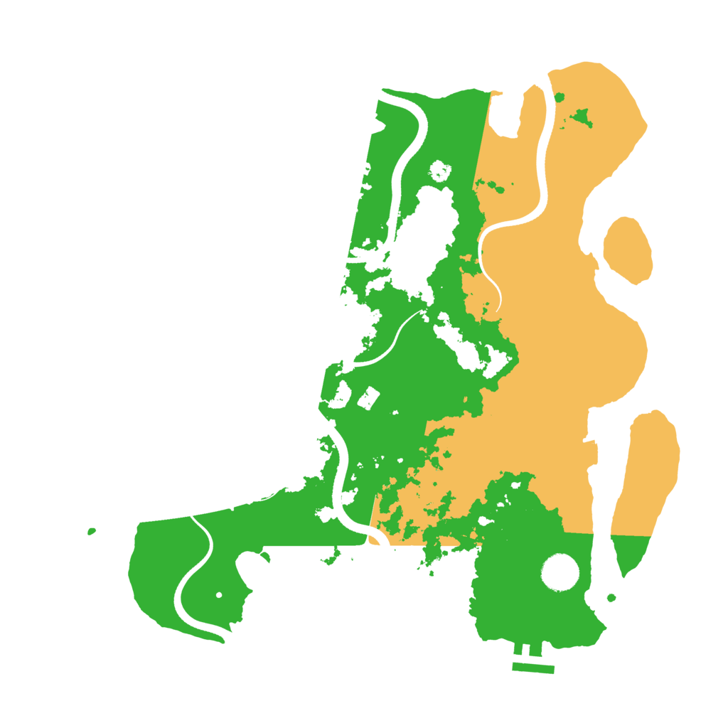 Biome Rust Map: Procedural Map, Size: 3500, Seed: 10032012