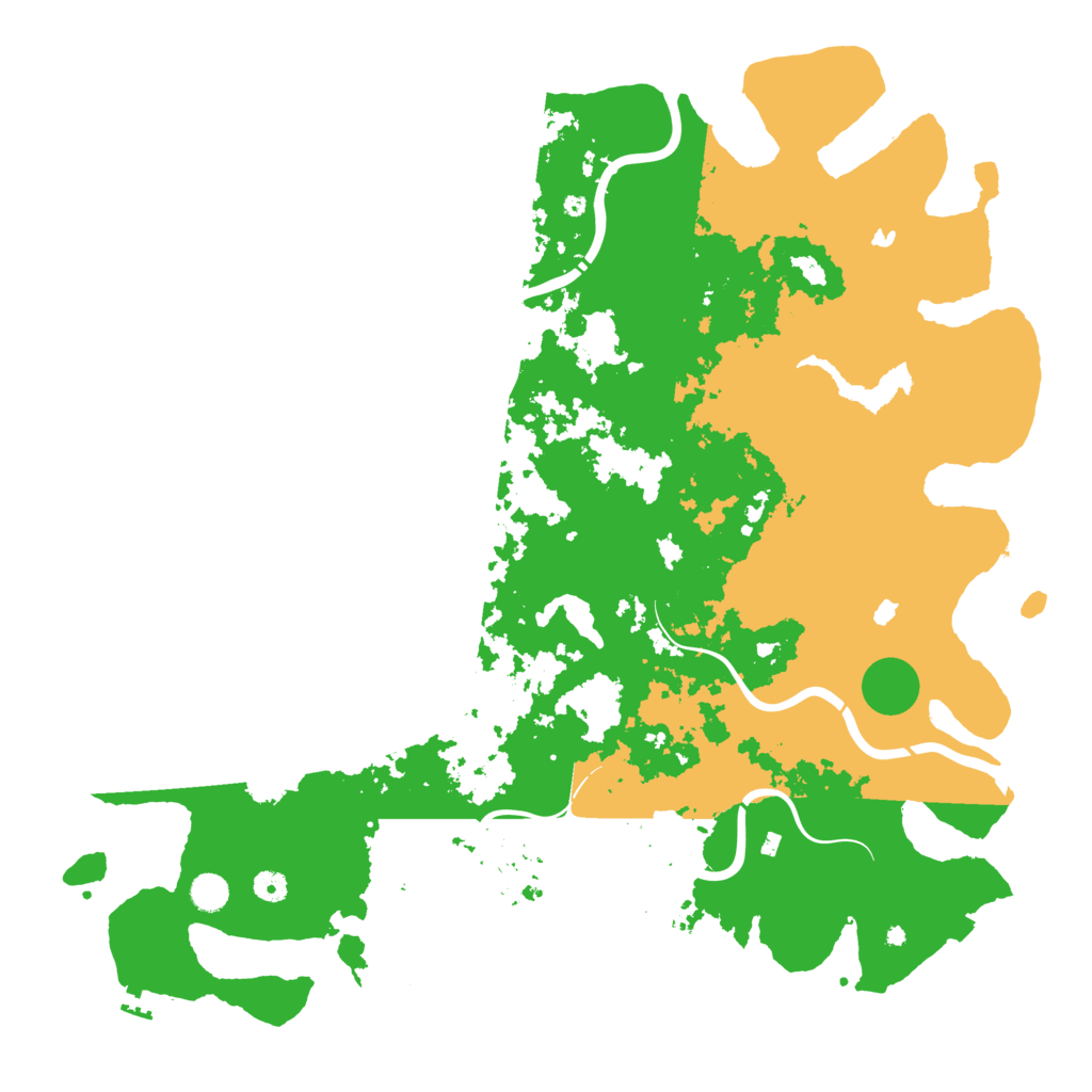 Biome Rust Map: Procedural Map, Size: 5000, Seed: 643289
