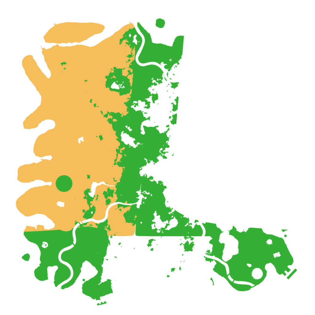 Biome Rust Map: Procedural Map, Size: 5000, Seed: 1513008711