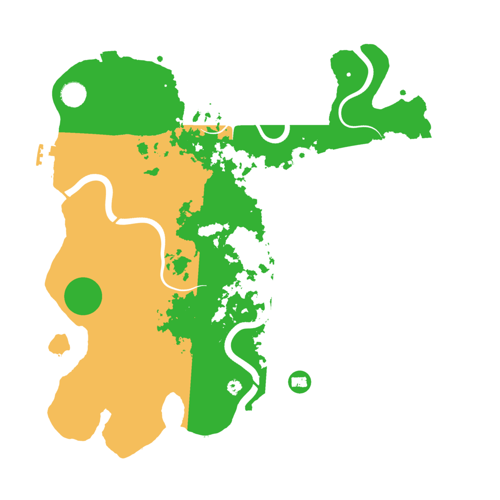 Biome Rust Map: Procedural Map, Size: 3500, Seed: 523234960