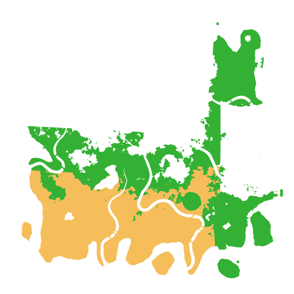 Biome Rust Map: Procedural Map, Size: 4250, Seed: 742036721
