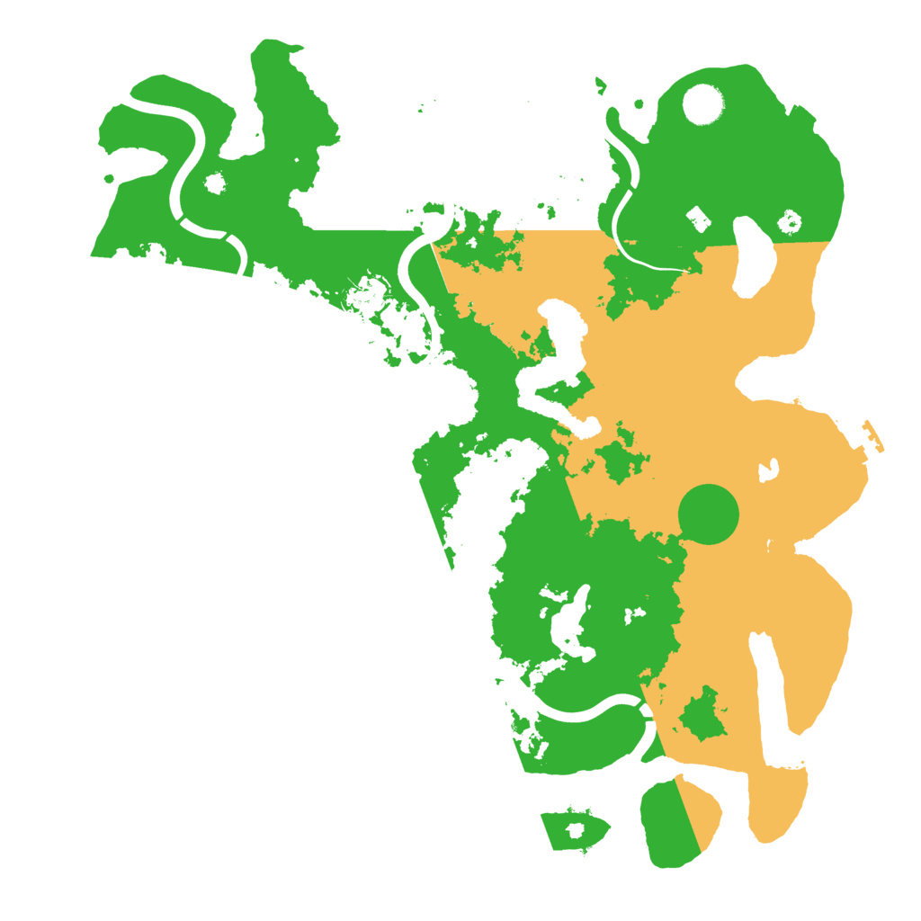 Biome Rust Map: Procedural Map, Size: 4000, Seed: 1126168769