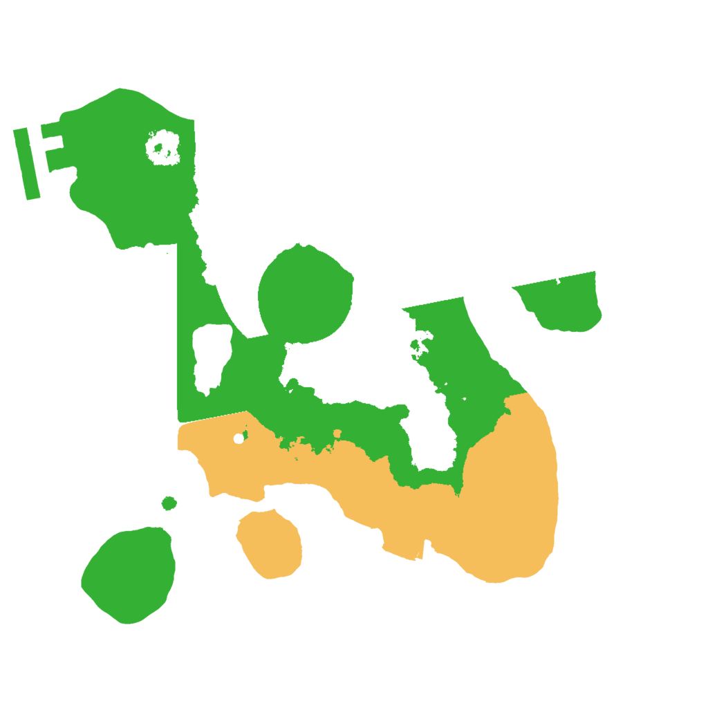 Biome Rust Map: Procedural Map, Size: 2000, Seed: 674630845