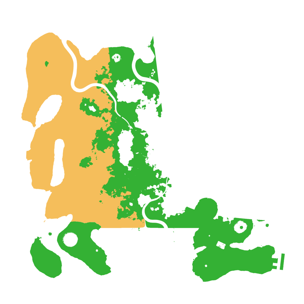 Biome Rust Map: Procedural Map, Size: 3750, Seed: 893745452
