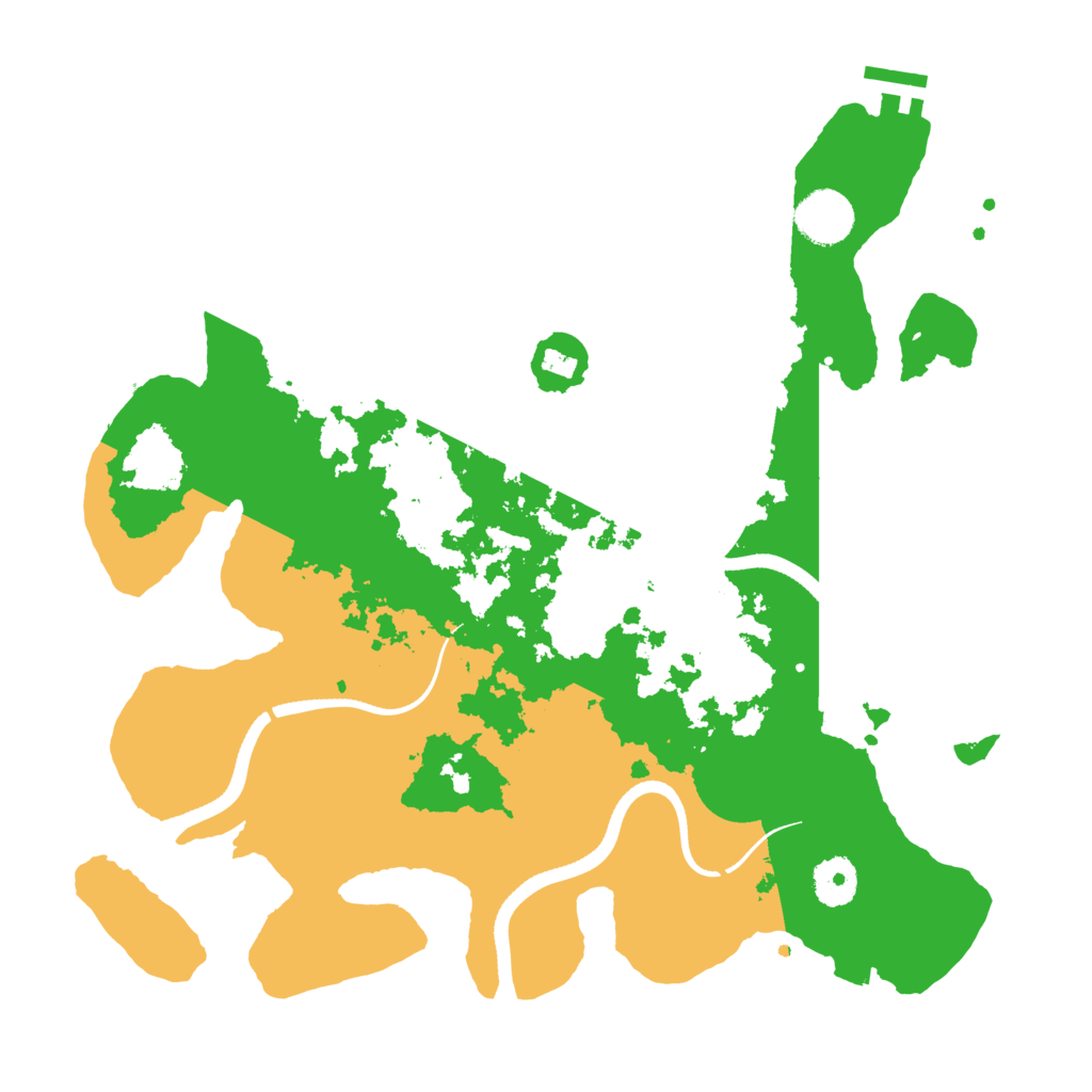 Biome Rust Map: Procedural Map, Size: 3500, Seed: 812966462