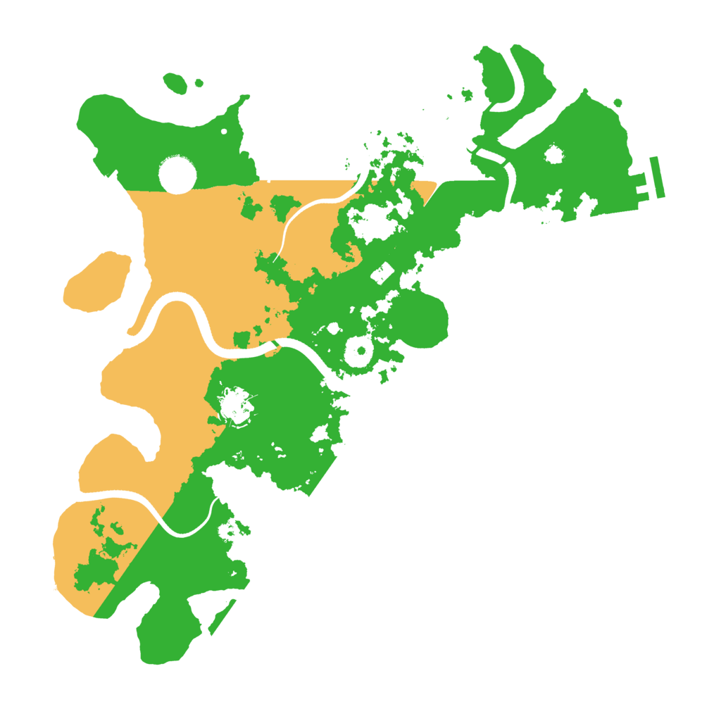 Biome Rust Map: Procedural Map, Size: 3500, Seed: 17375