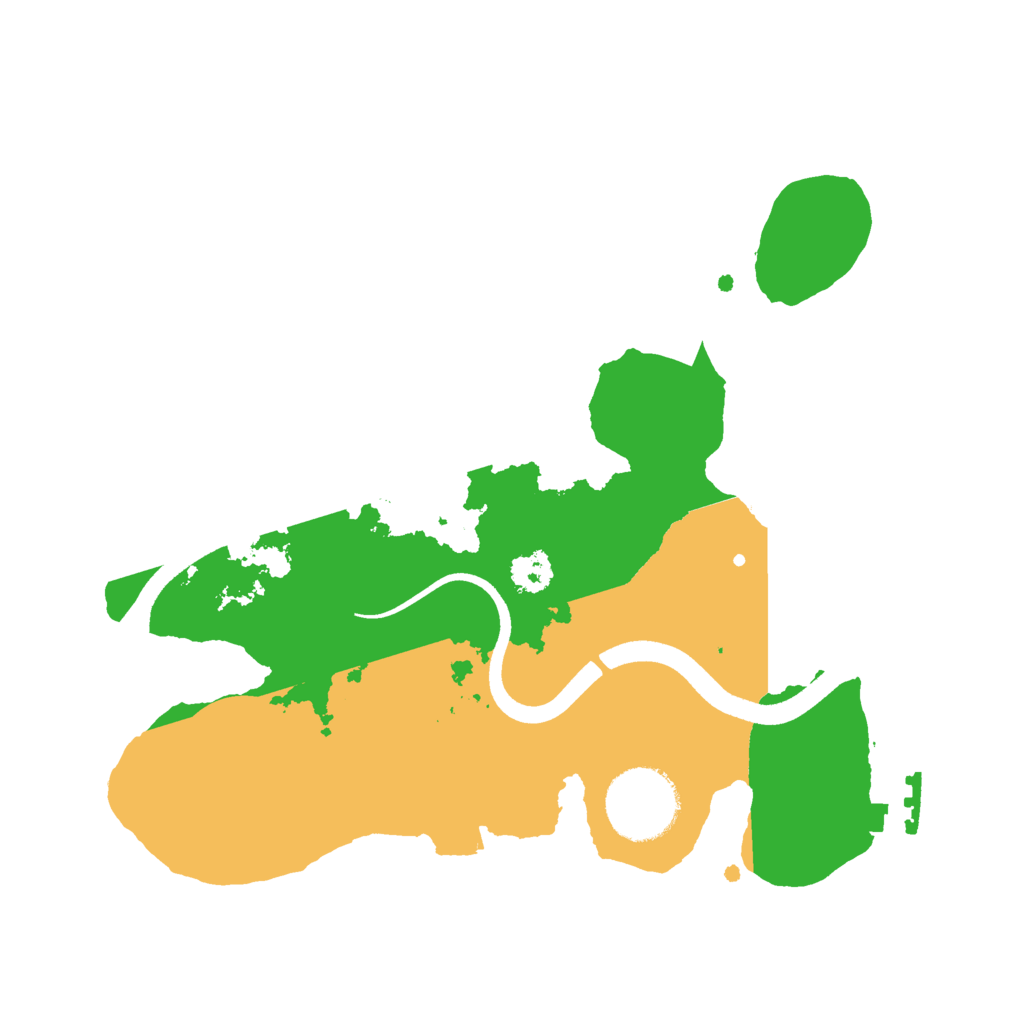 Biome Rust Map: Procedural Map, Size: 2500, Seed: 1404422413