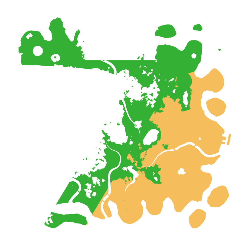 Biome Rust Map: Procedural Map, Size: 4250, Seed: 381218472