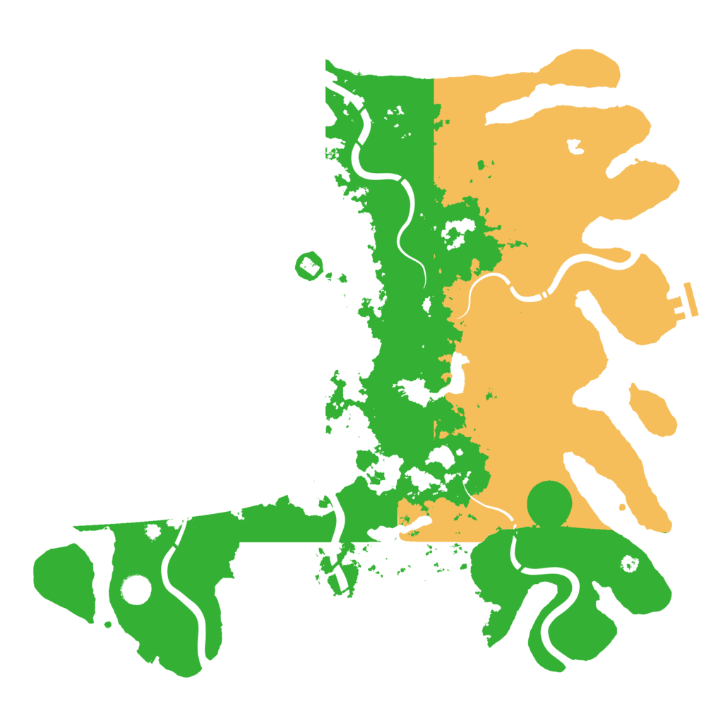 Biome Rust Map: Procedural Map, Size: 4250, Seed: 719075995