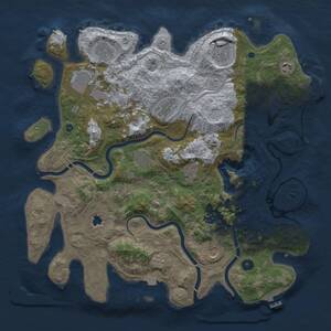 Thumbnail Rust Map: Procedural Map, Size: 4250, Seed: 769139990, 17 Monuments