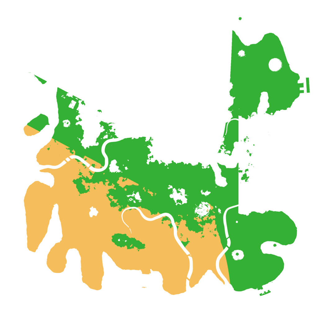 Biome Rust Map: Procedural Map, Size: 4250, Seed: 769139990