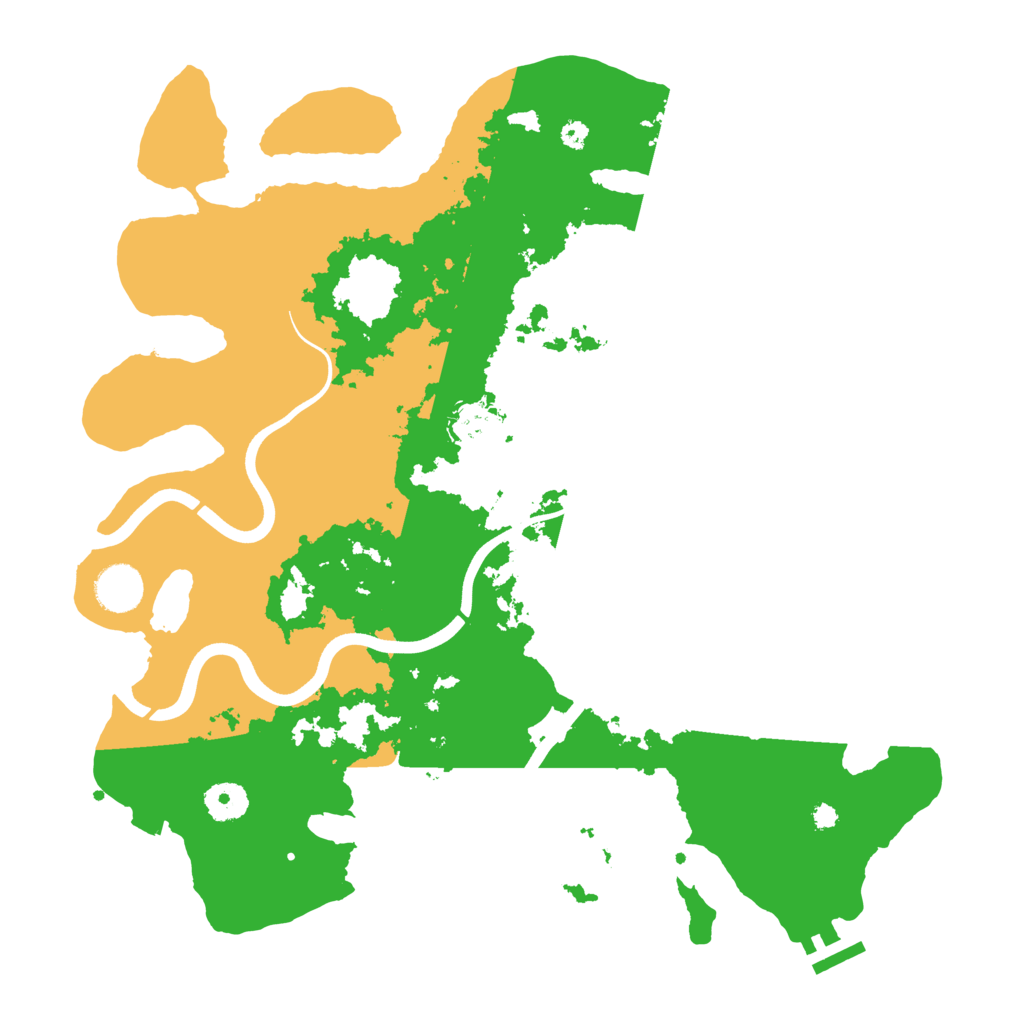 Biome Rust Map: Procedural Map, Size: 3750, Seed: 29