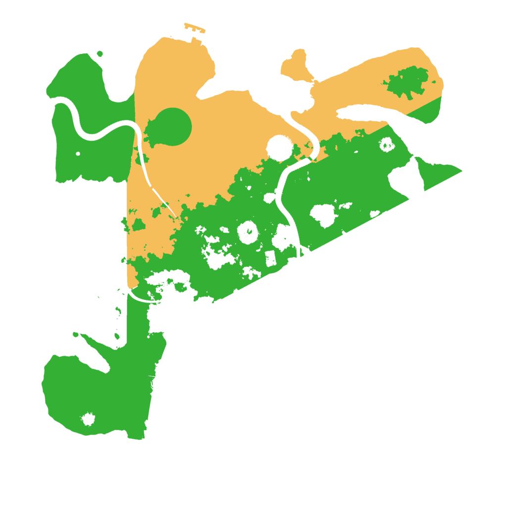 Biome Rust Map: Procedural Map, Size: 3500, Seed: 755836114