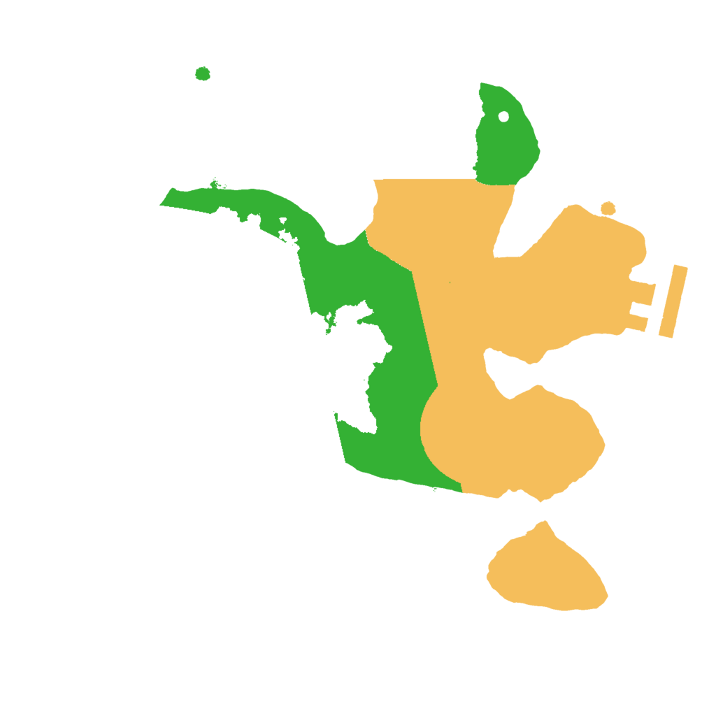 Biome Rust Map: Procedural Map, Size: 2000, Seed: 825804102